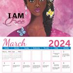 2024 "I AM" Wall Calendar by Sylvia "GBaby" Phillips