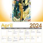 2024 "Shades of Color Kids" Wall Calendar by Frank Morrison