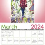 2024 "Shades of Color Kids" Wall Calendar by Frank Morrison