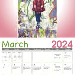 2024 "Shades of Color Kids" Wall Calendar by Frank Morrison