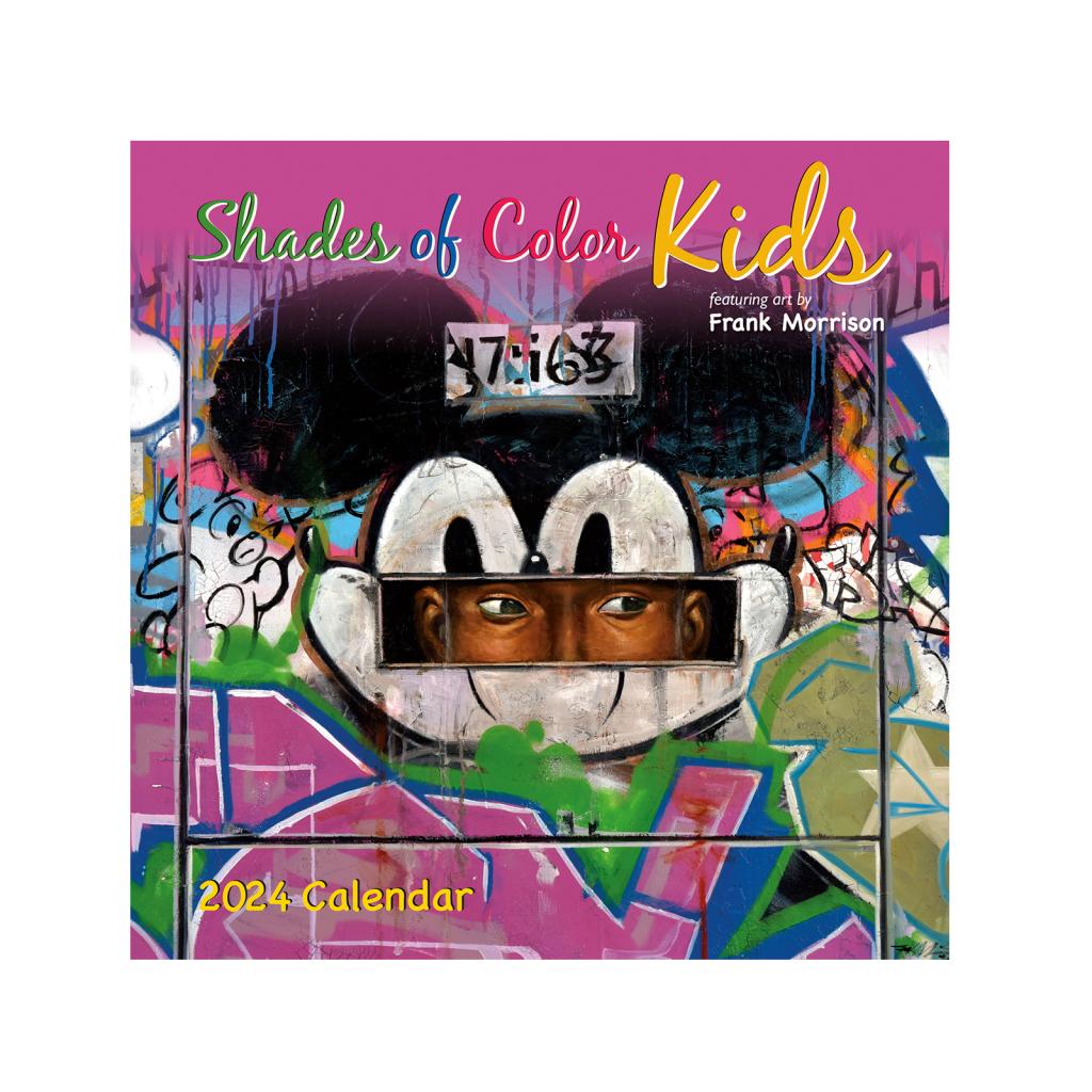 2024 "Shades of Color Kids" Wall Calendar by Frank Morrison