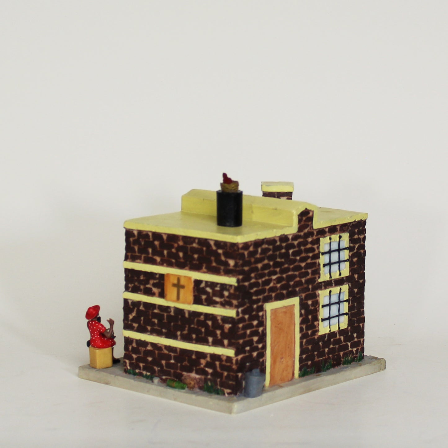 Annie Lee Sass n' Class The Doors Are Always Open Church #6303 Neighborhood Figurine backside