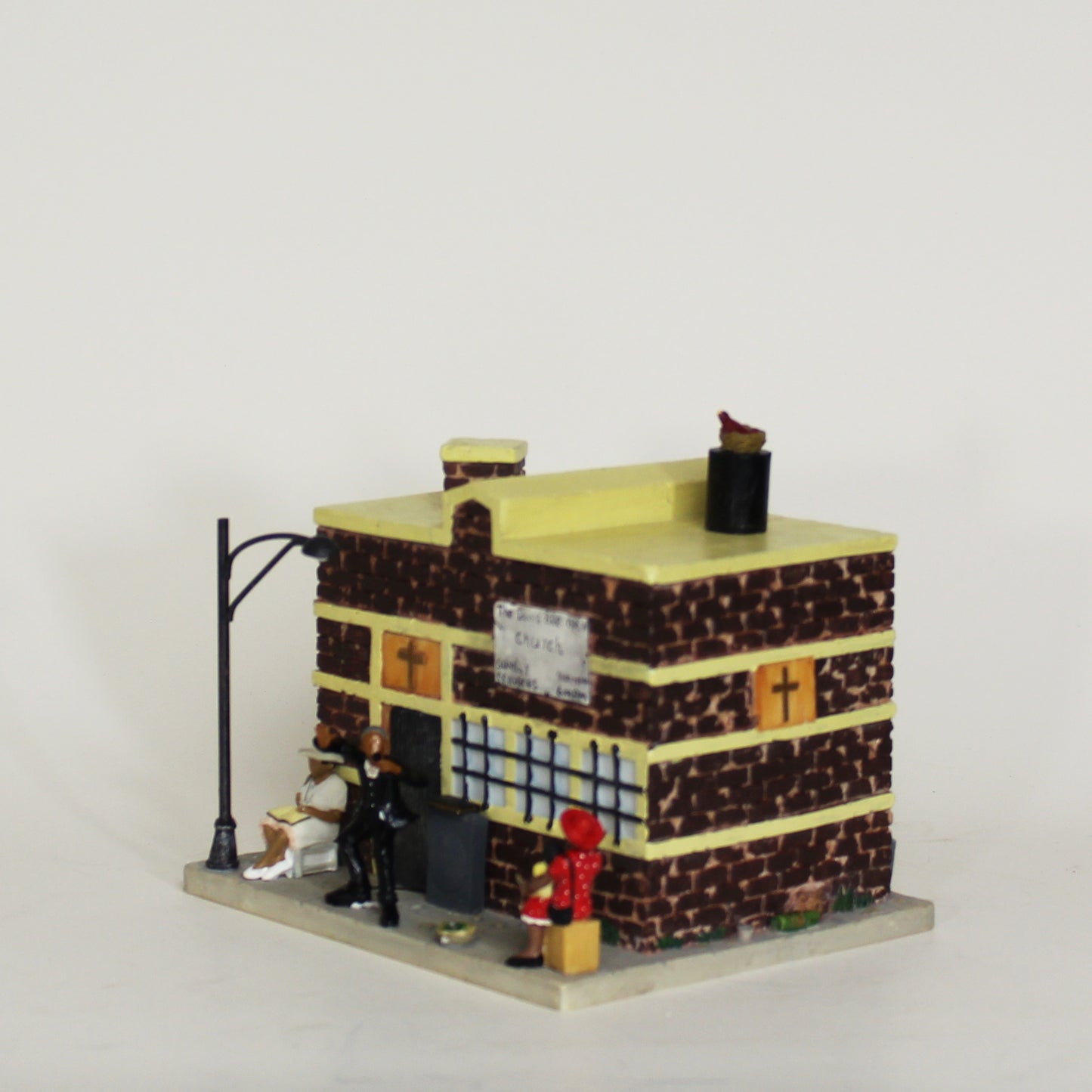 Annie Lee Sass n' Class The Doors Are Always Open Church #6303 Neighborhood Figurine side