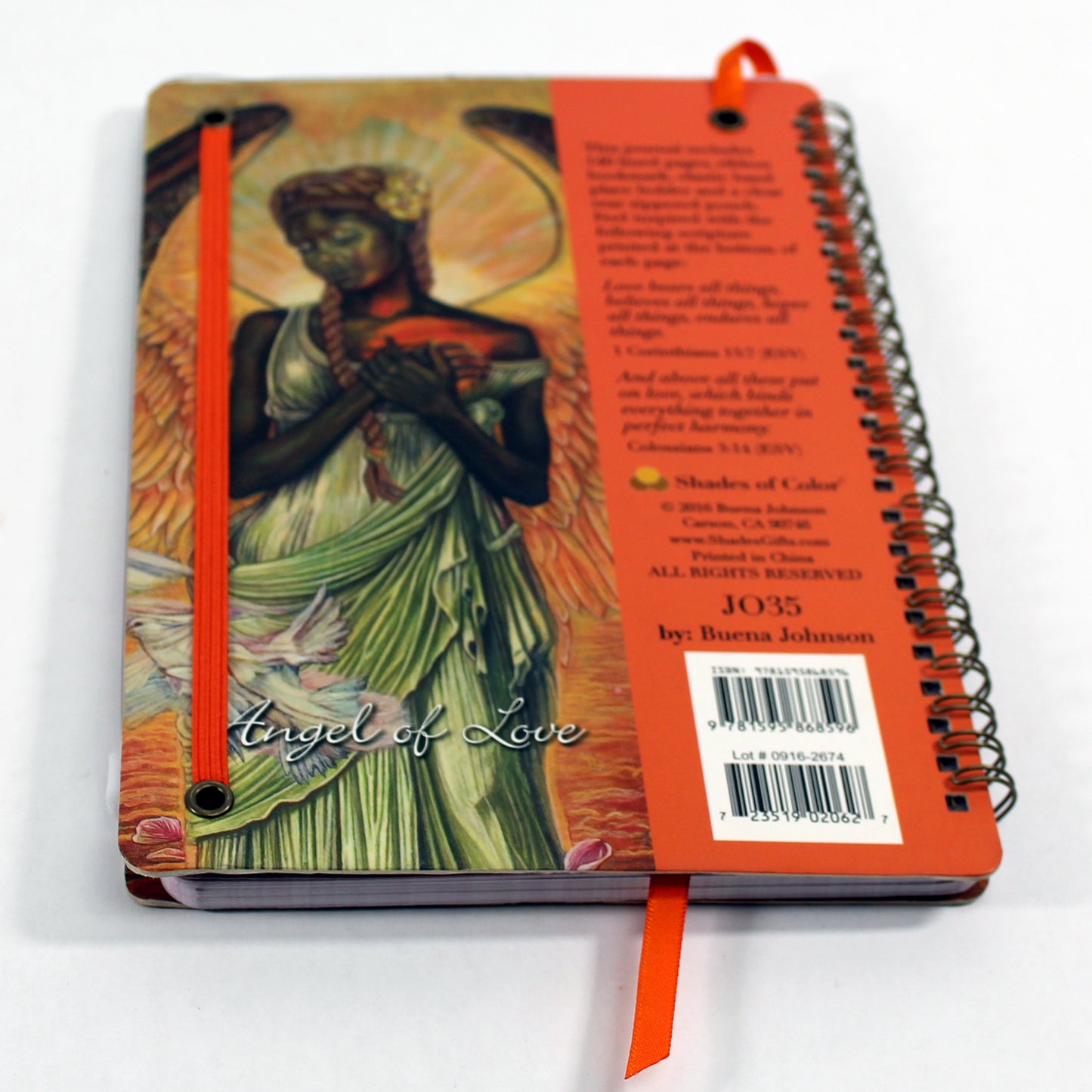 Angel of Love Journal Buena Johnson back