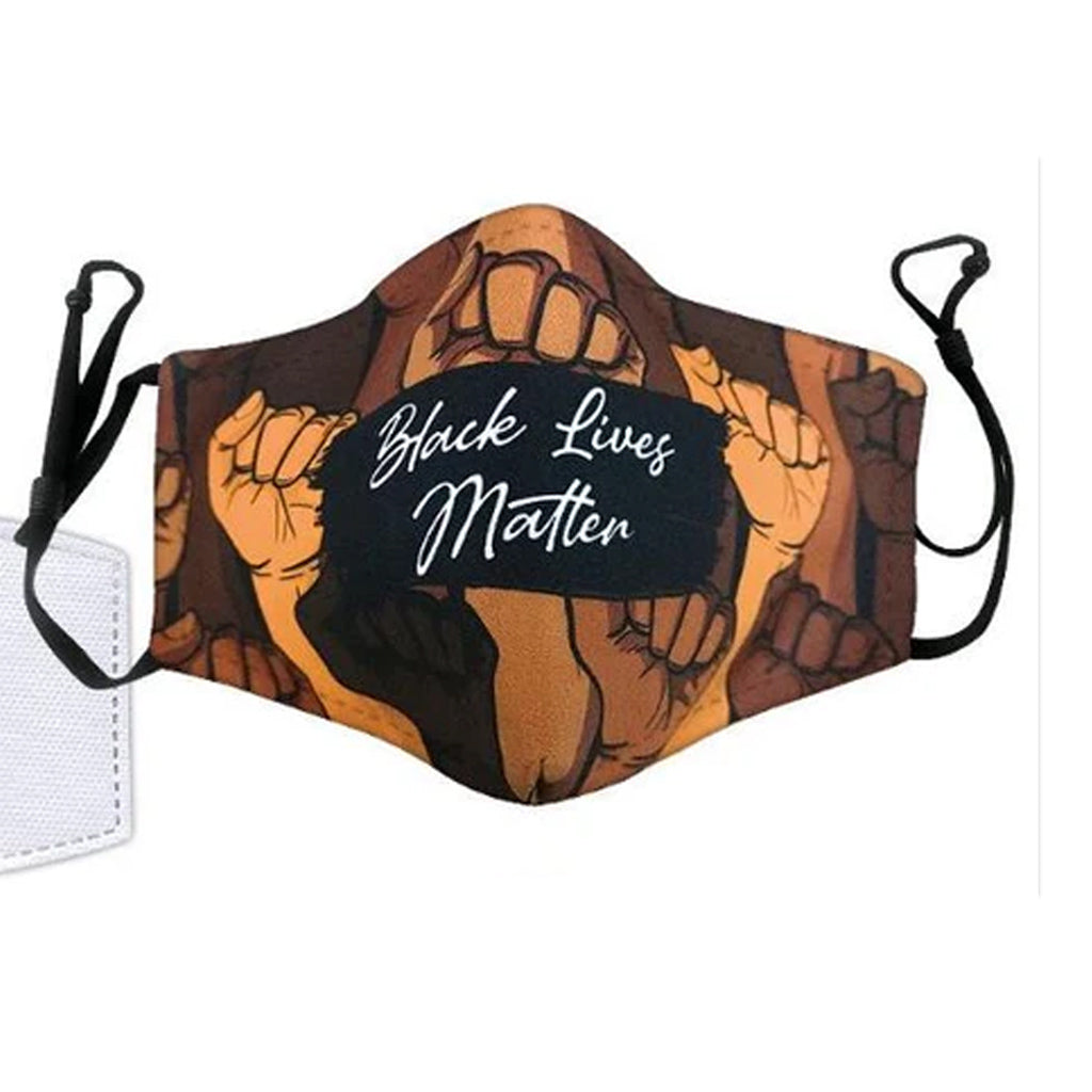 Black Lives Matter Face Masks (Set Of 2)