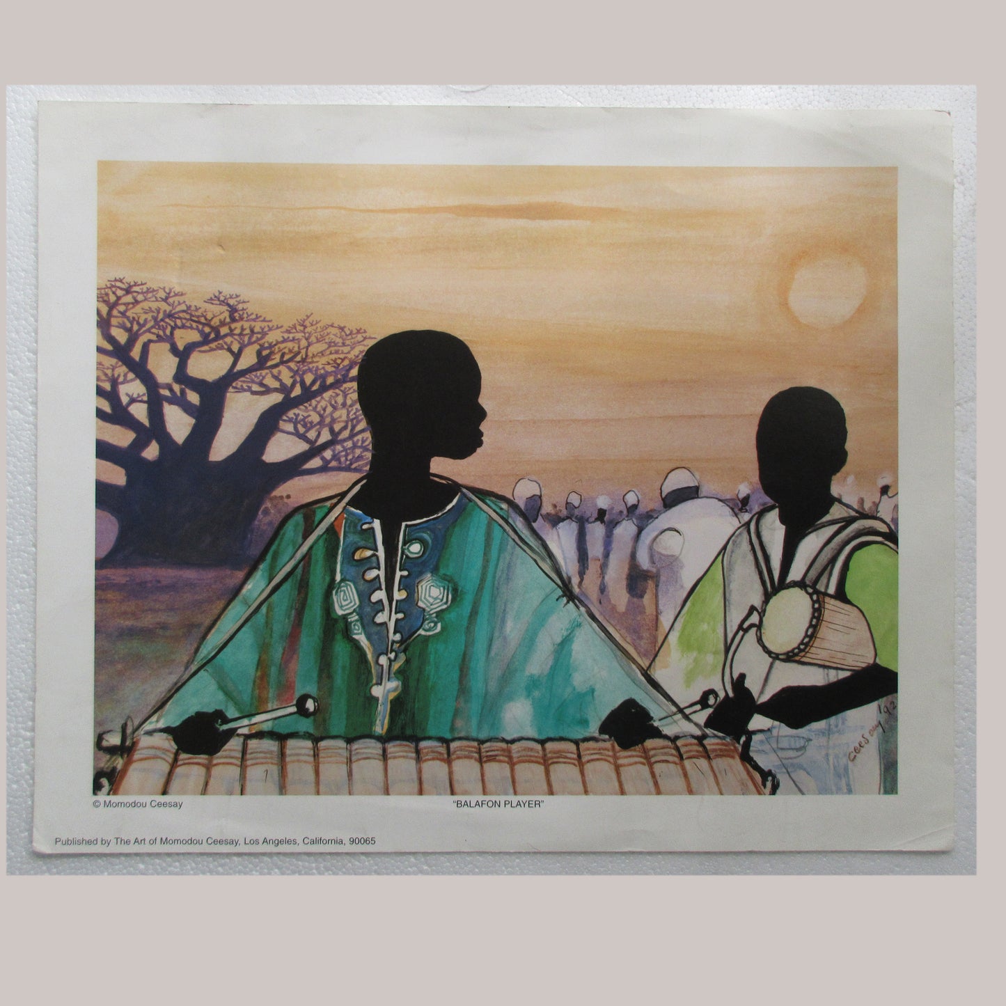 Balafon Player Unframed Print Momodou Ceesay