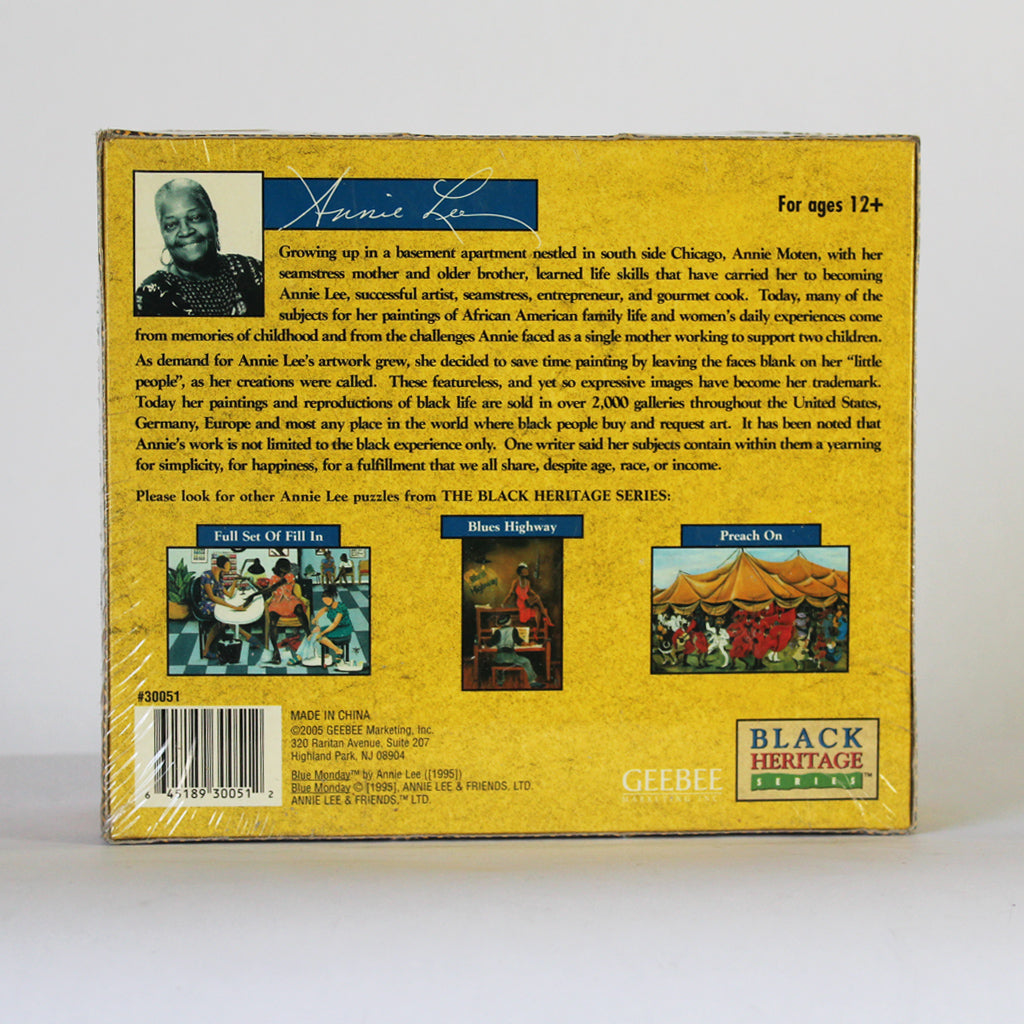 Blue Monday Annie Lee 550 Piece Puzzle GeeBee
