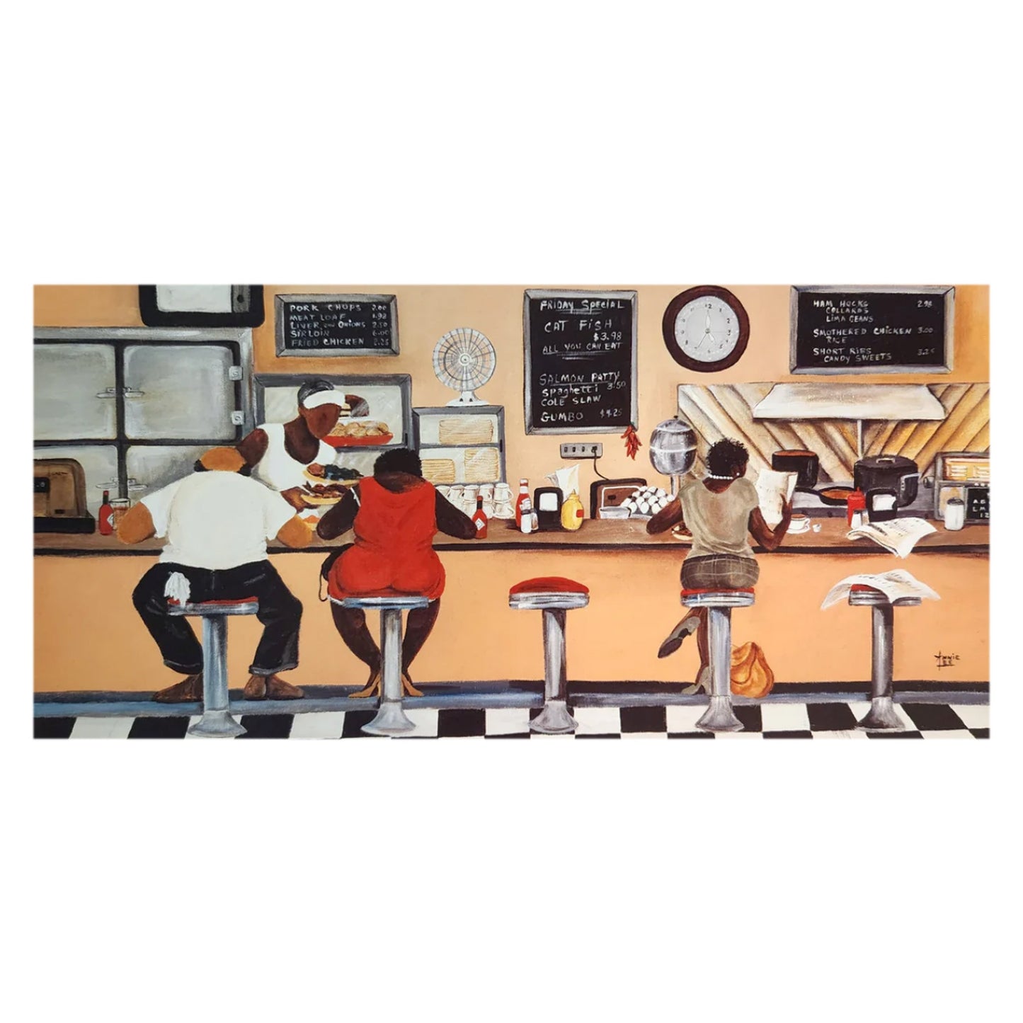 Compliments to the Cook by Annie Lee Art Print