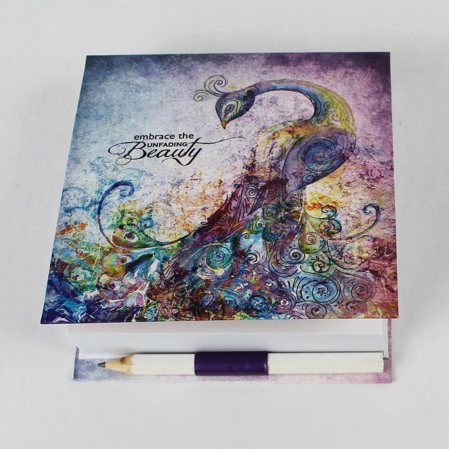 Embrace The Unfading Beauty Pop-Up Note Cube