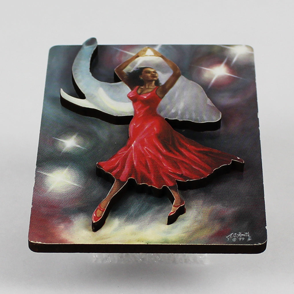 Grace and Empowerment Delta 3D Die-Cut Magnet top