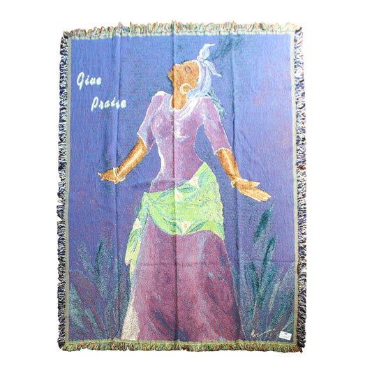 Give Praise Throw Blanket