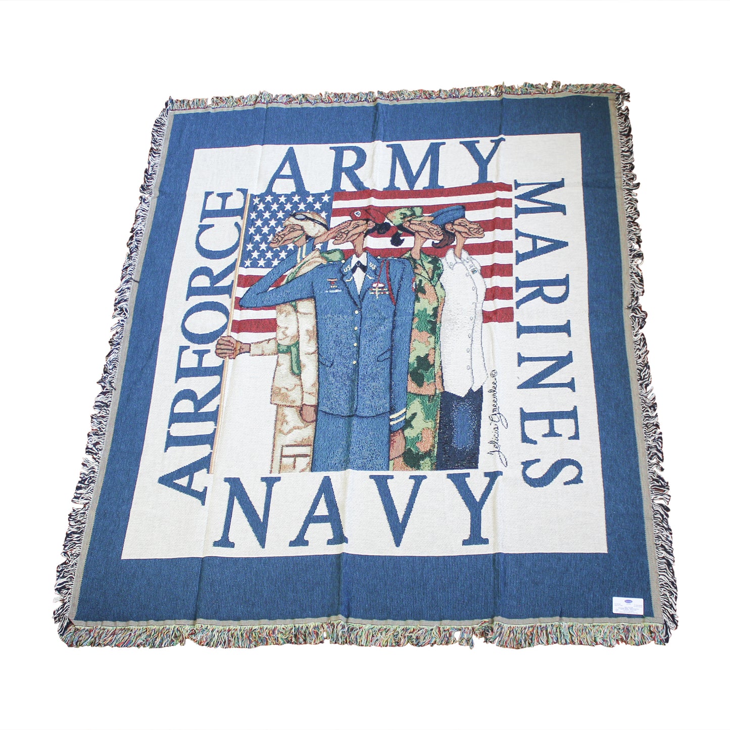 Proud To Be An American Blanket Throw