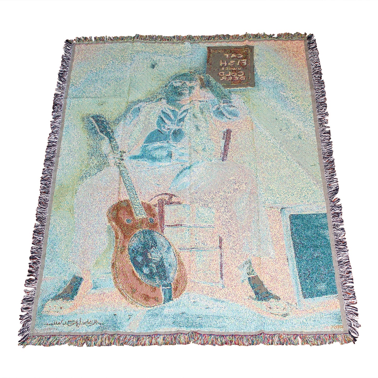 Tobasco Blues Michael Wallace Blanket Throw