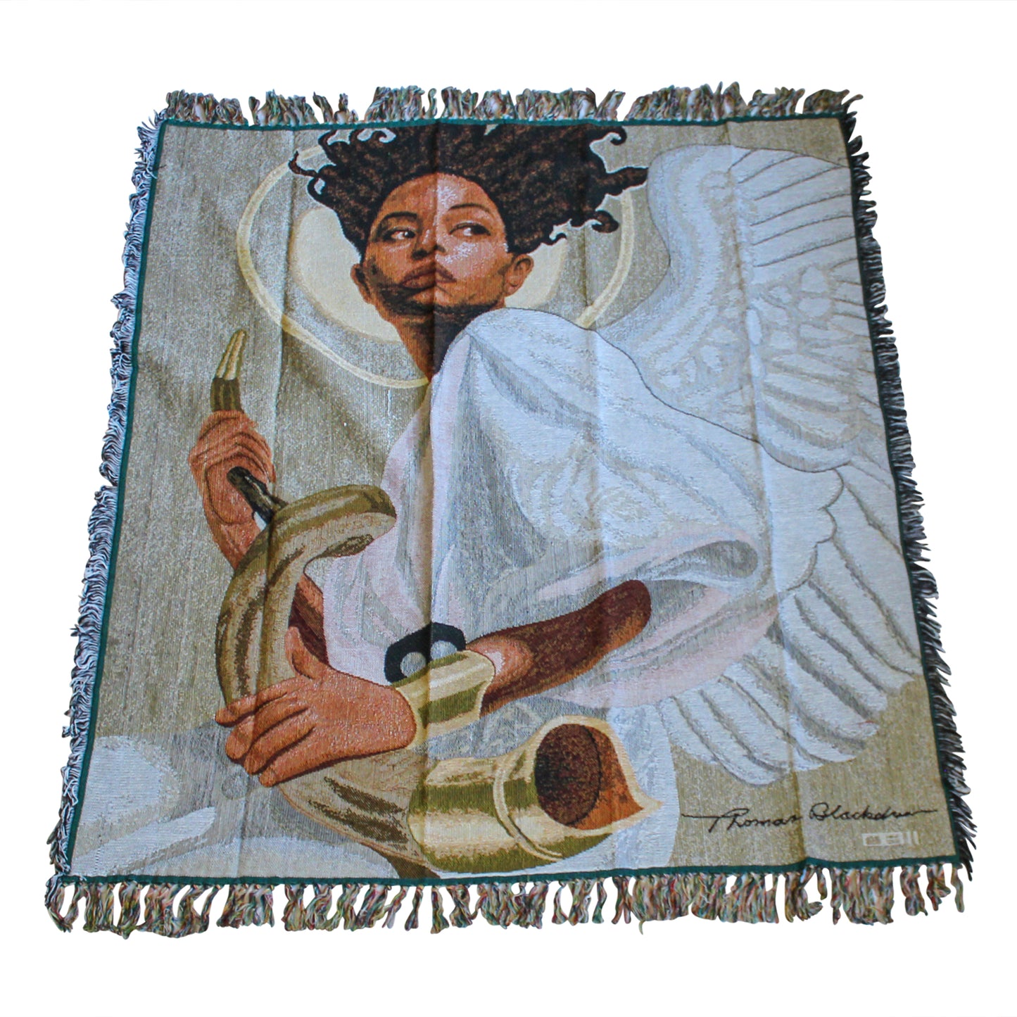 Preparing to Sound the Alarm Throw Blanket