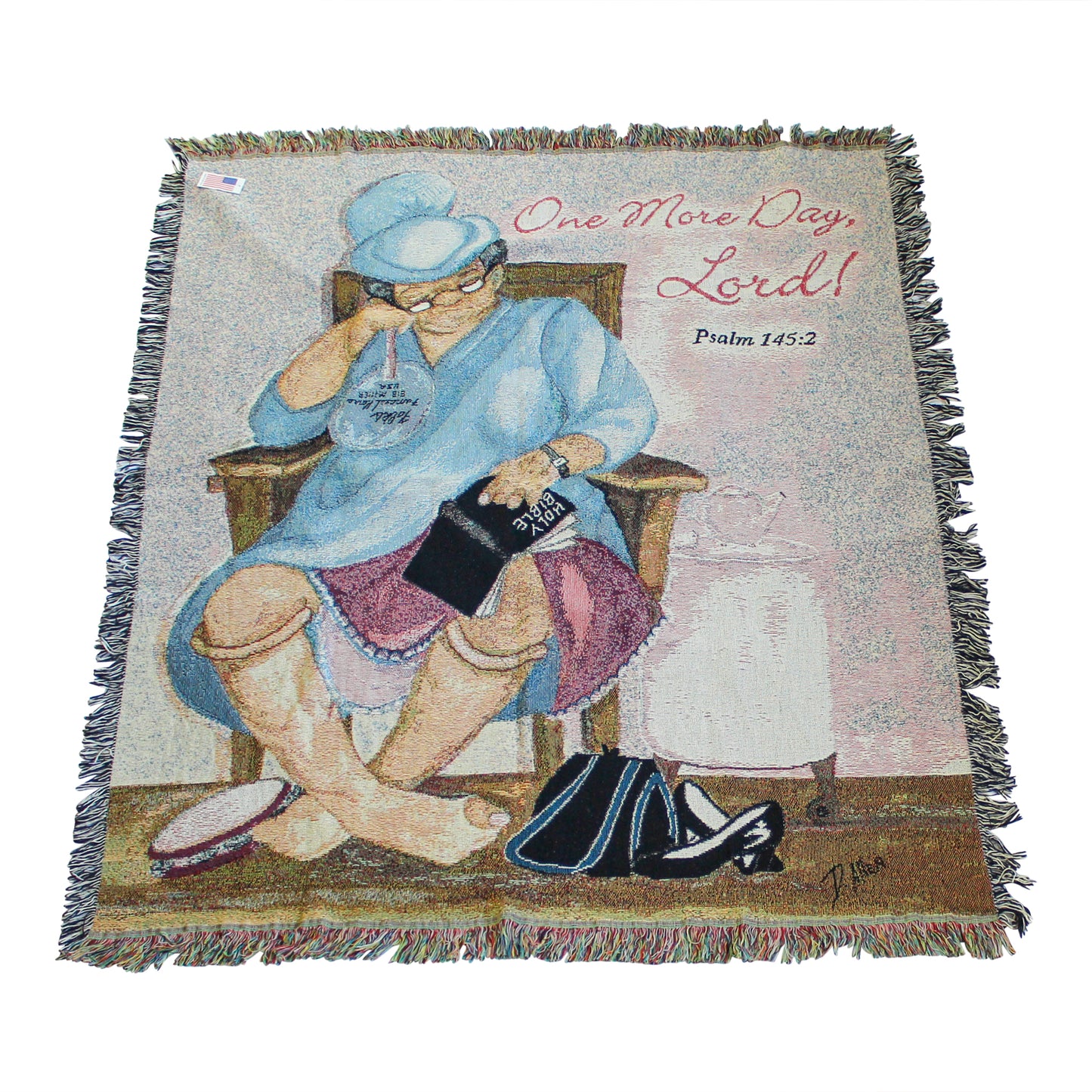 One More Day Lord Throw Blanket