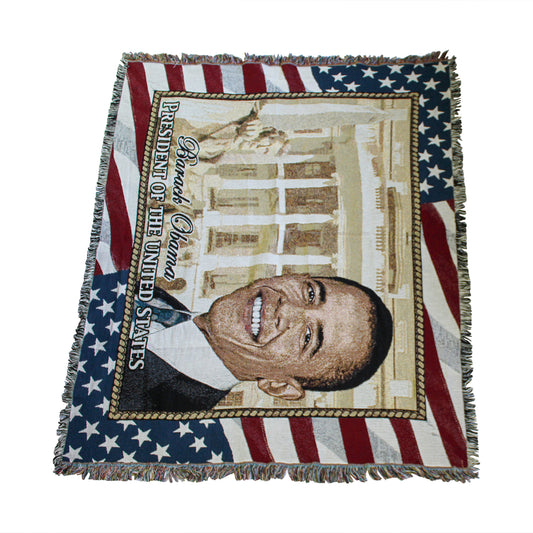 Barack Obama, President of the United States Throw Blanket