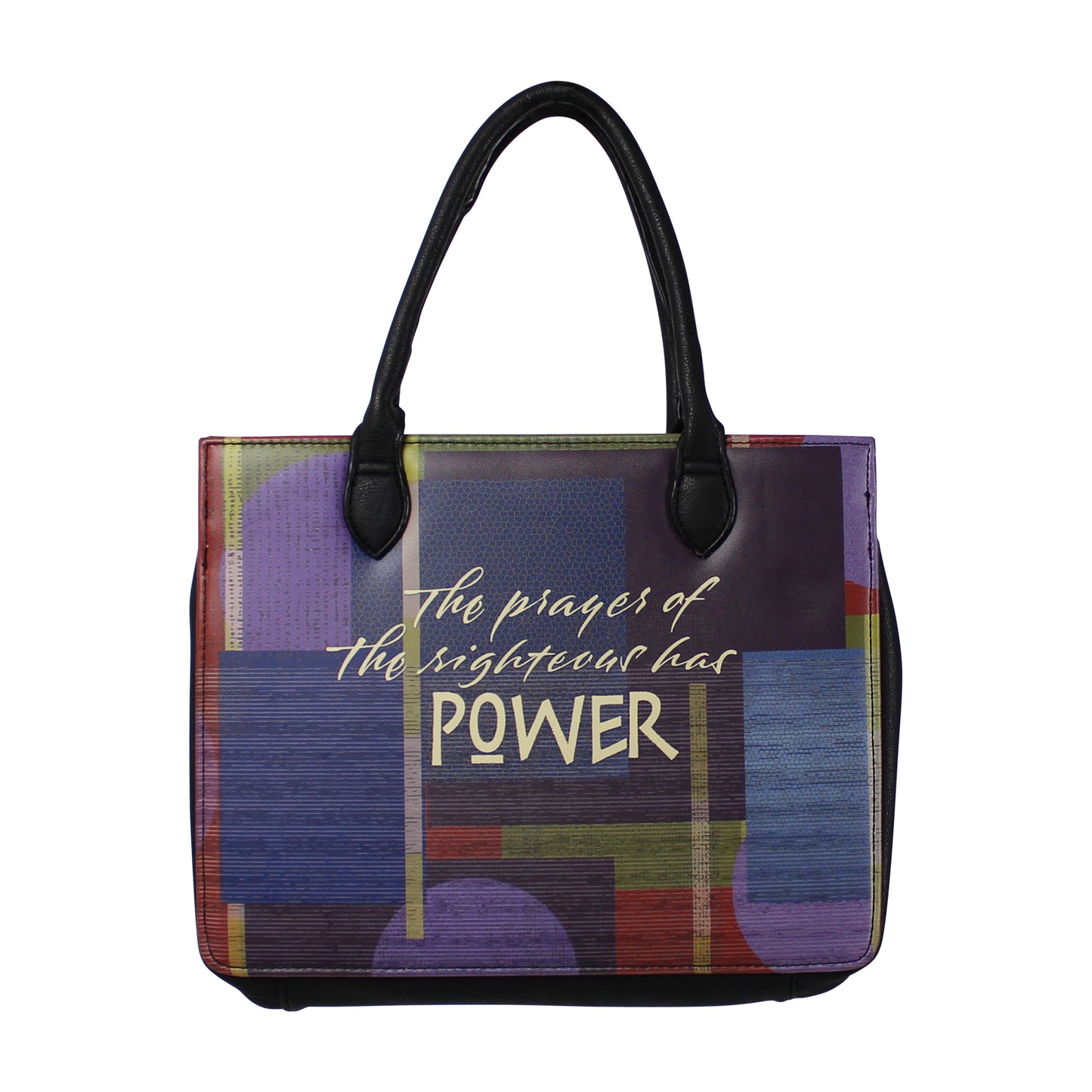 Prayer Warriors Black Art Purse Style Bible Bag