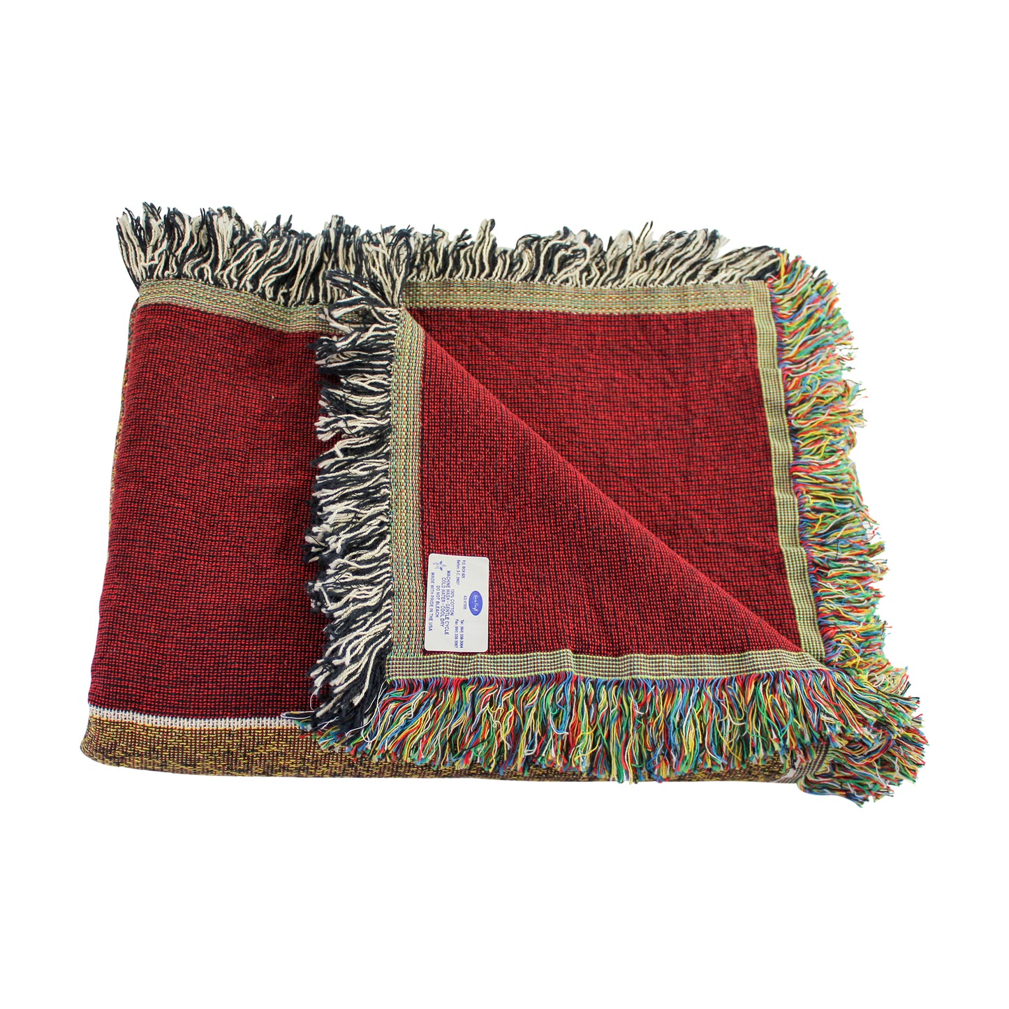 Woman on the Waves Throw Blanket