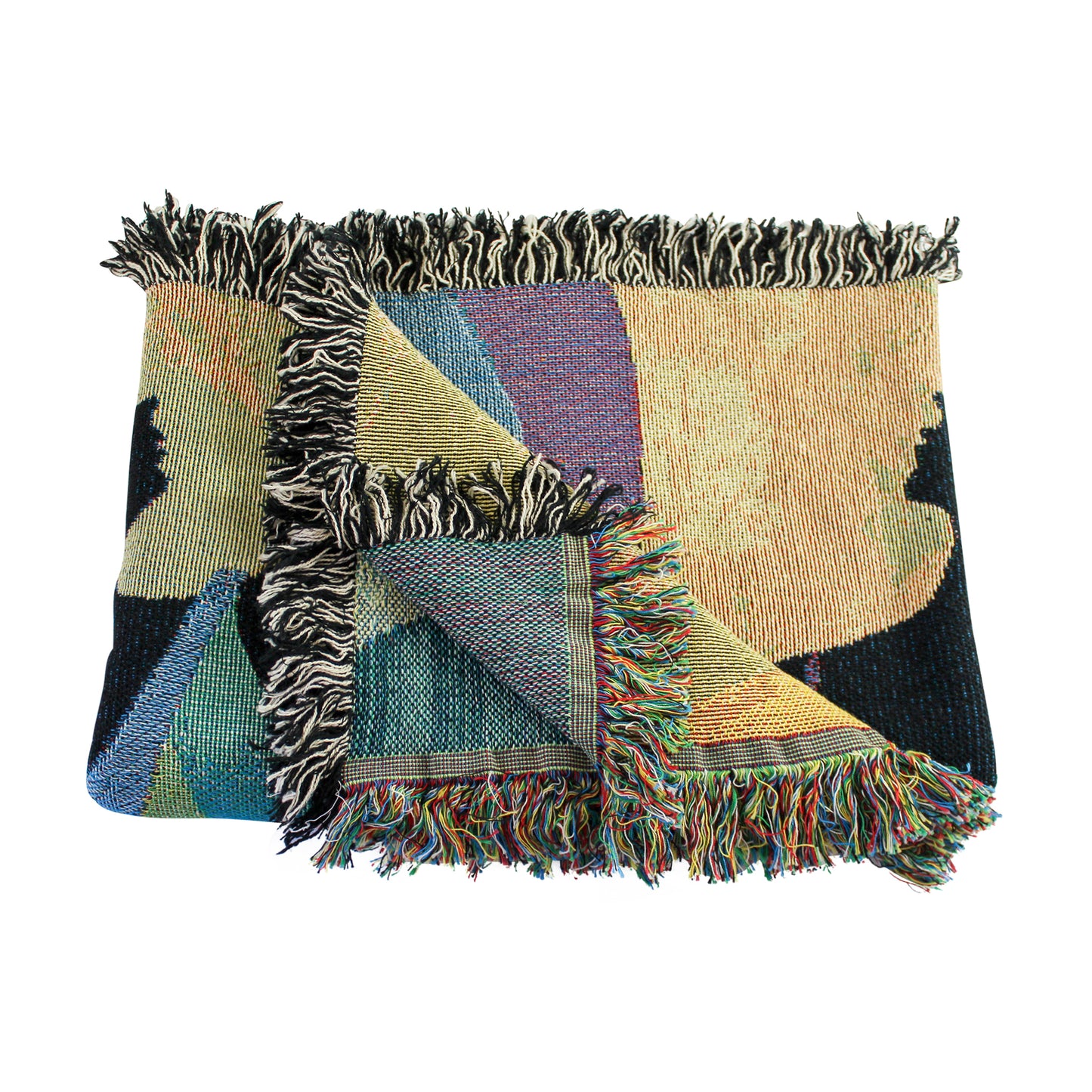 Dancers of Black Skin Blanket Throw