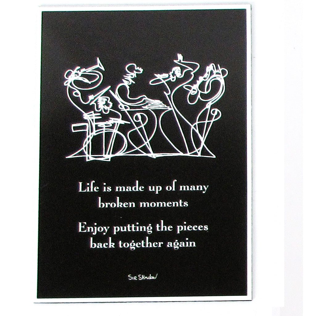 Life Is Made Up Of Many Broken Moments Magnet Sir Shadow