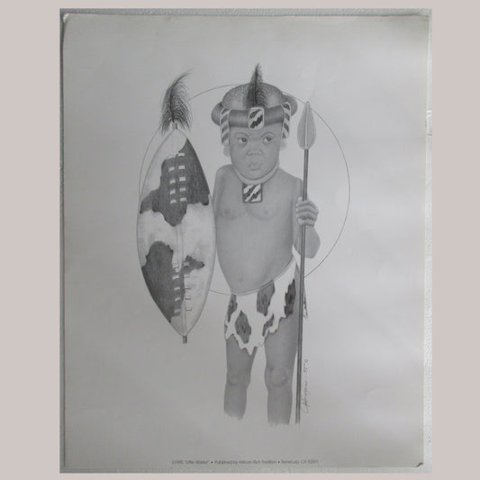 Little Warrior Unframed Print