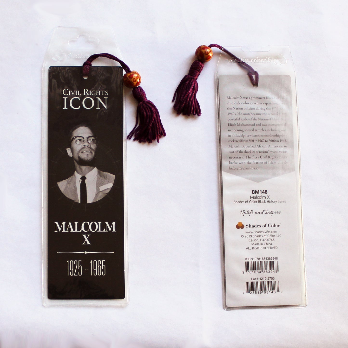 Malcolm X Bookmark