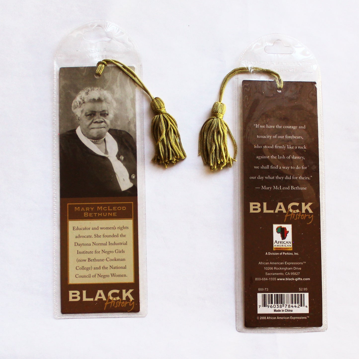 Mary McLeod Bethune Bookmark