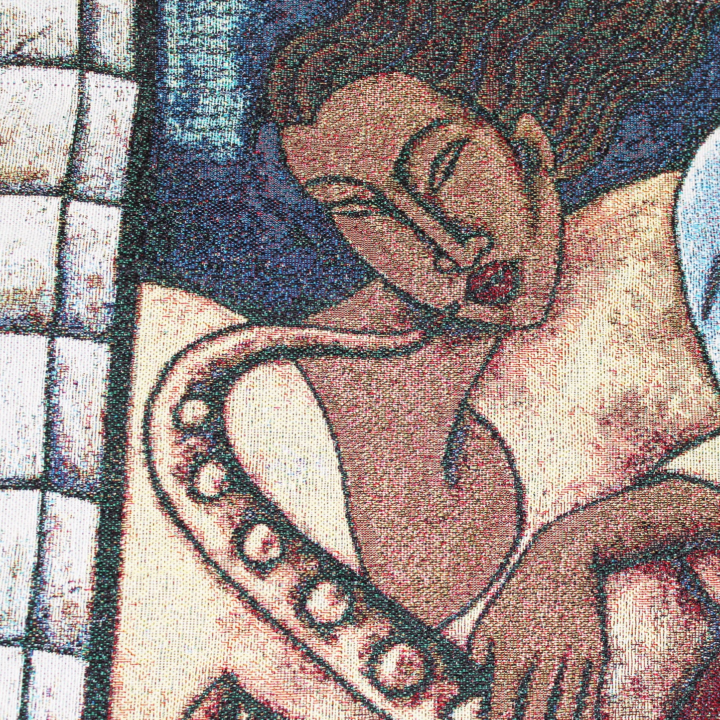 Night Groove Wall Hanging Tapestry, art by LaShun Beal detail