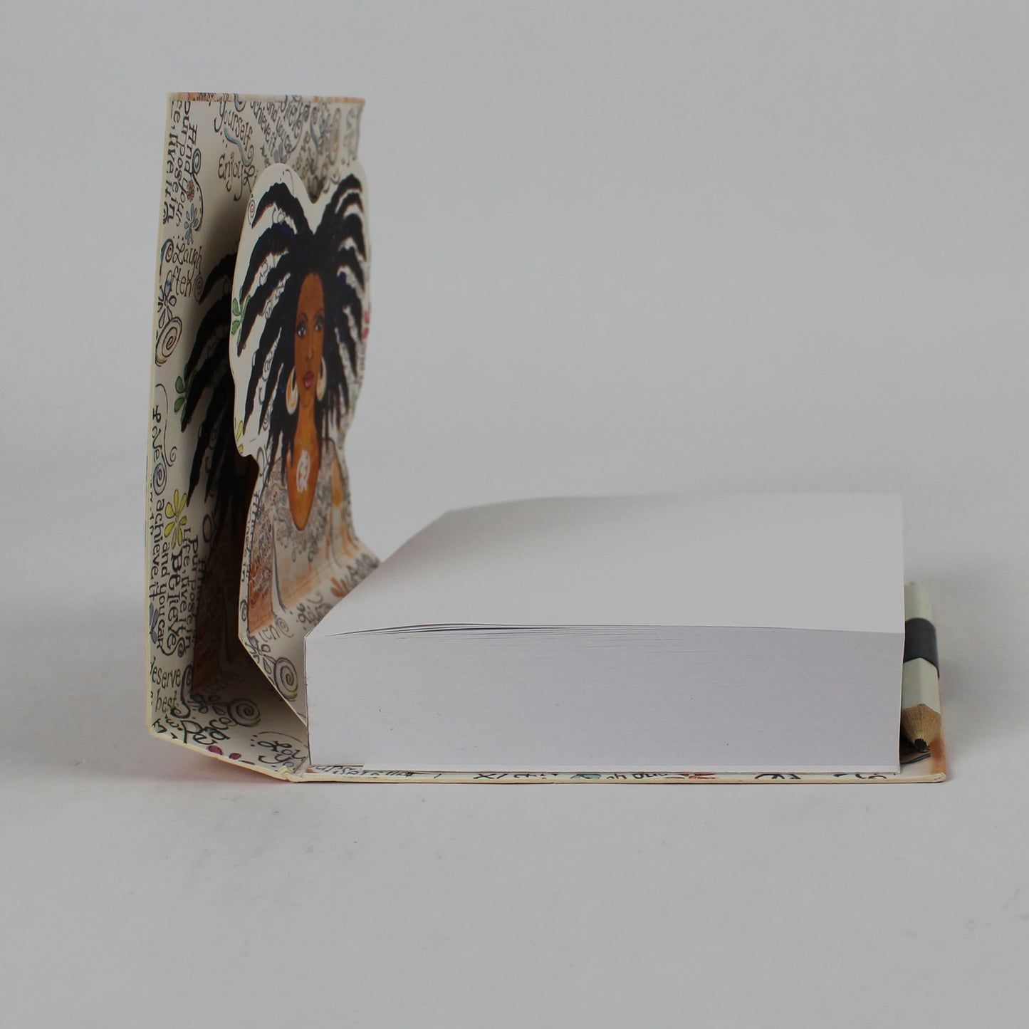 Nubian Queen Pop Up Note Cube
