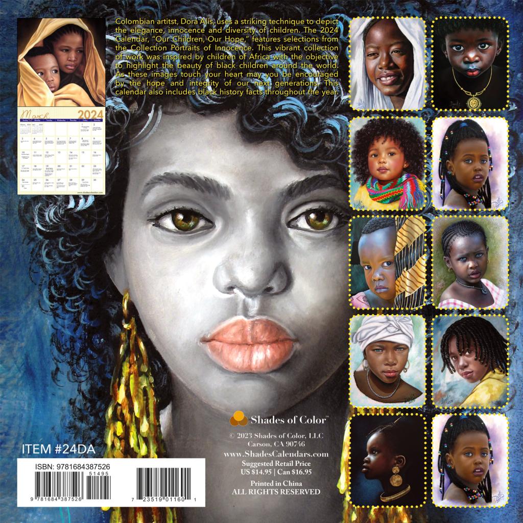 2024 "Our Children - Our Hope" Wall Calendar by Dora Alis