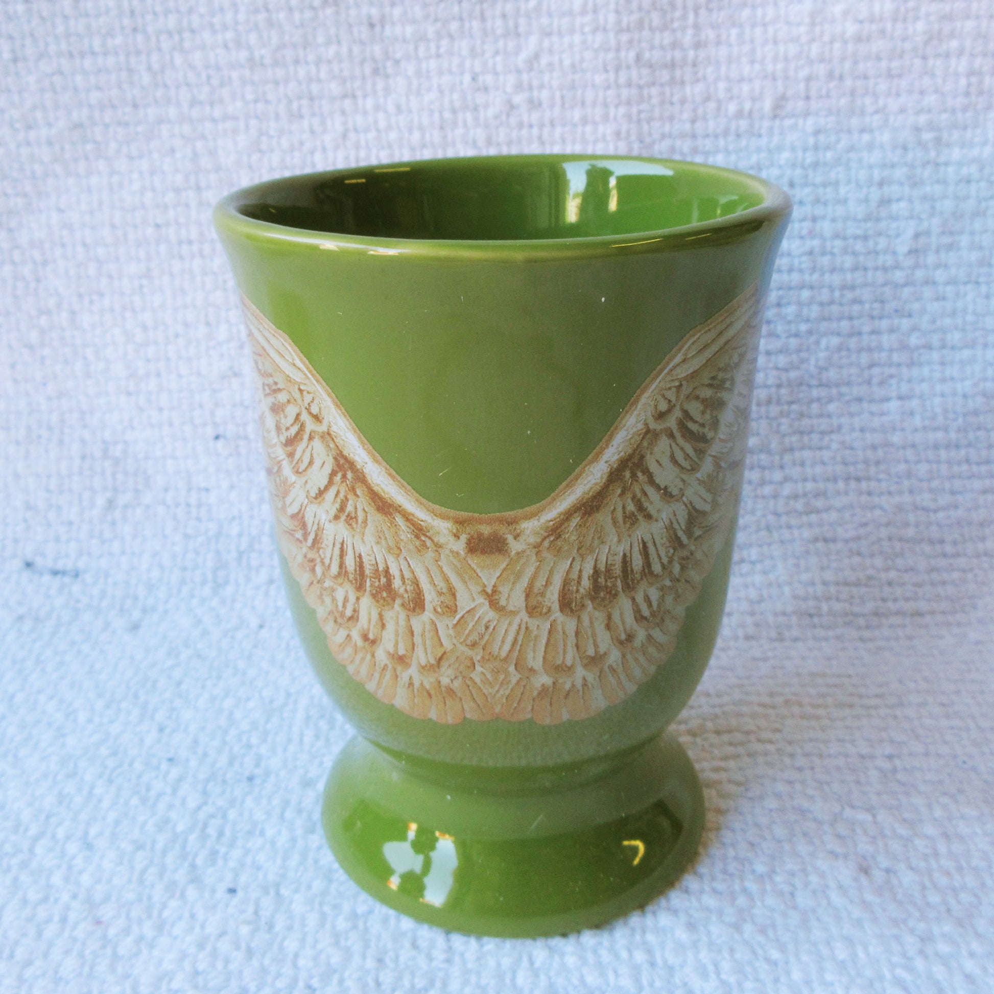 Angel Wing Peace Latte Cup Mug back