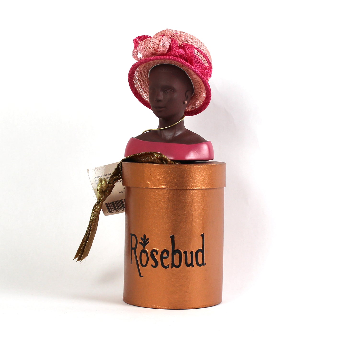 Harriet Rosebud Miniature Hat Bust