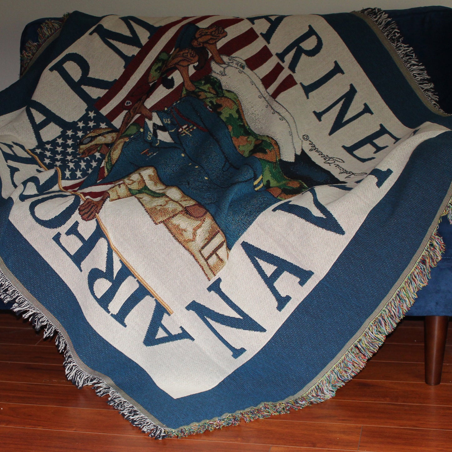 Proud To Be An American Blanket Throw