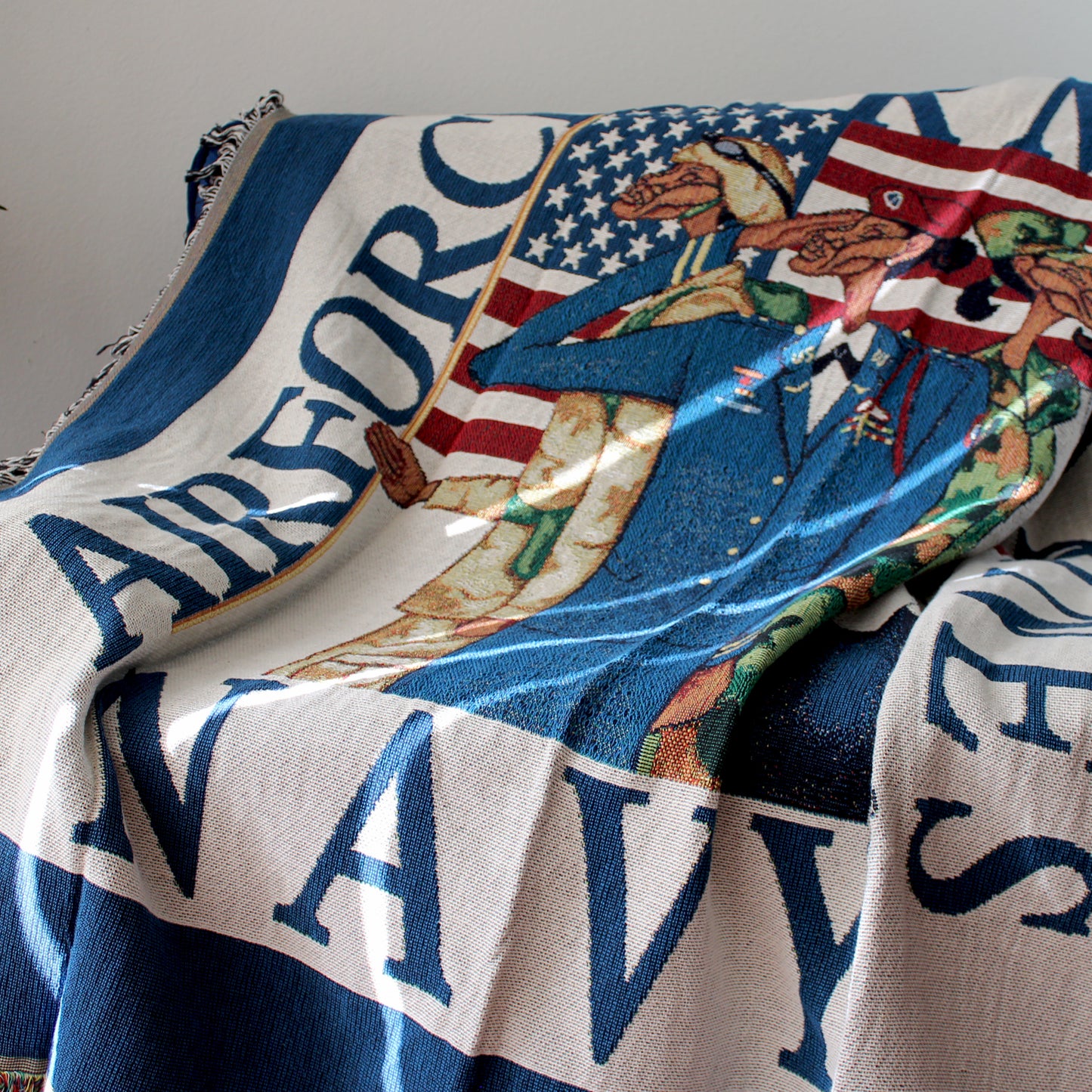 Proud To Be An American Blanket Throw