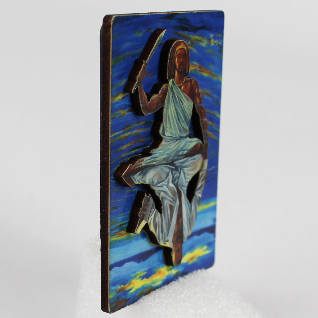 Reflections of a King 3D Die-Cut Magnet A.C. Smith side