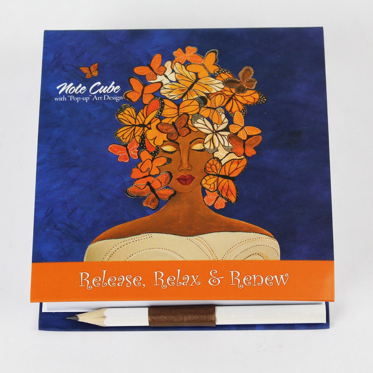 Release, Relax and Renew Pop-Up Note Cube