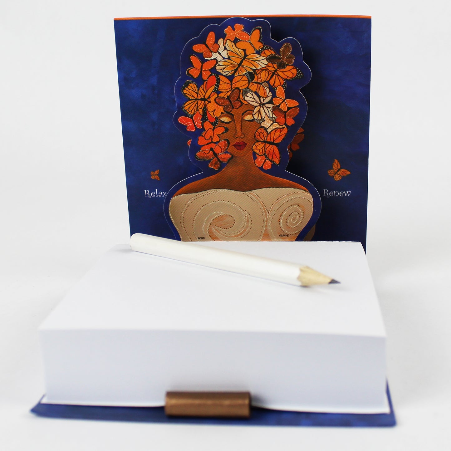Release, Relax and Renew Pop-Up Note Cube