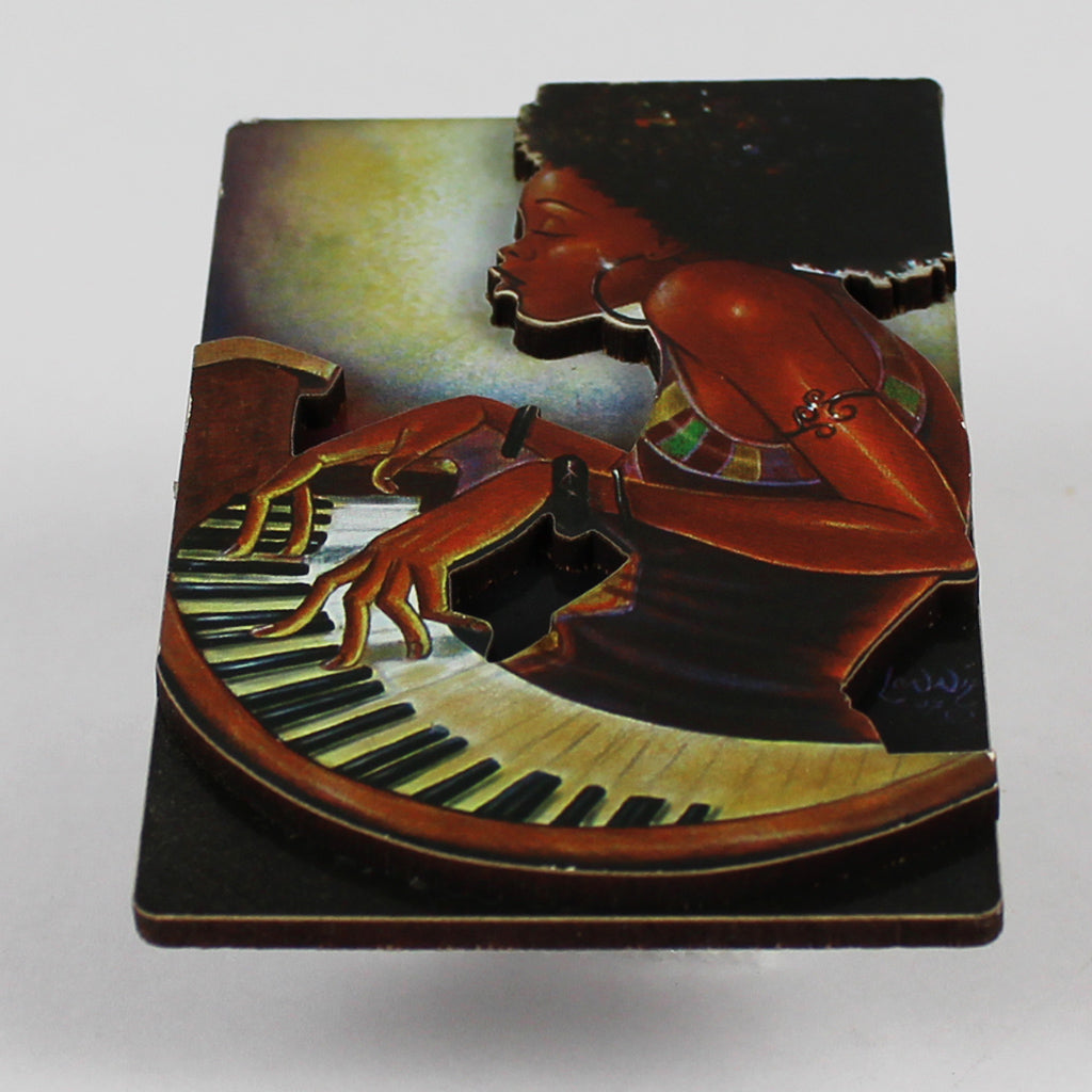 Soul Sista 3D Die-Cut Magnet top