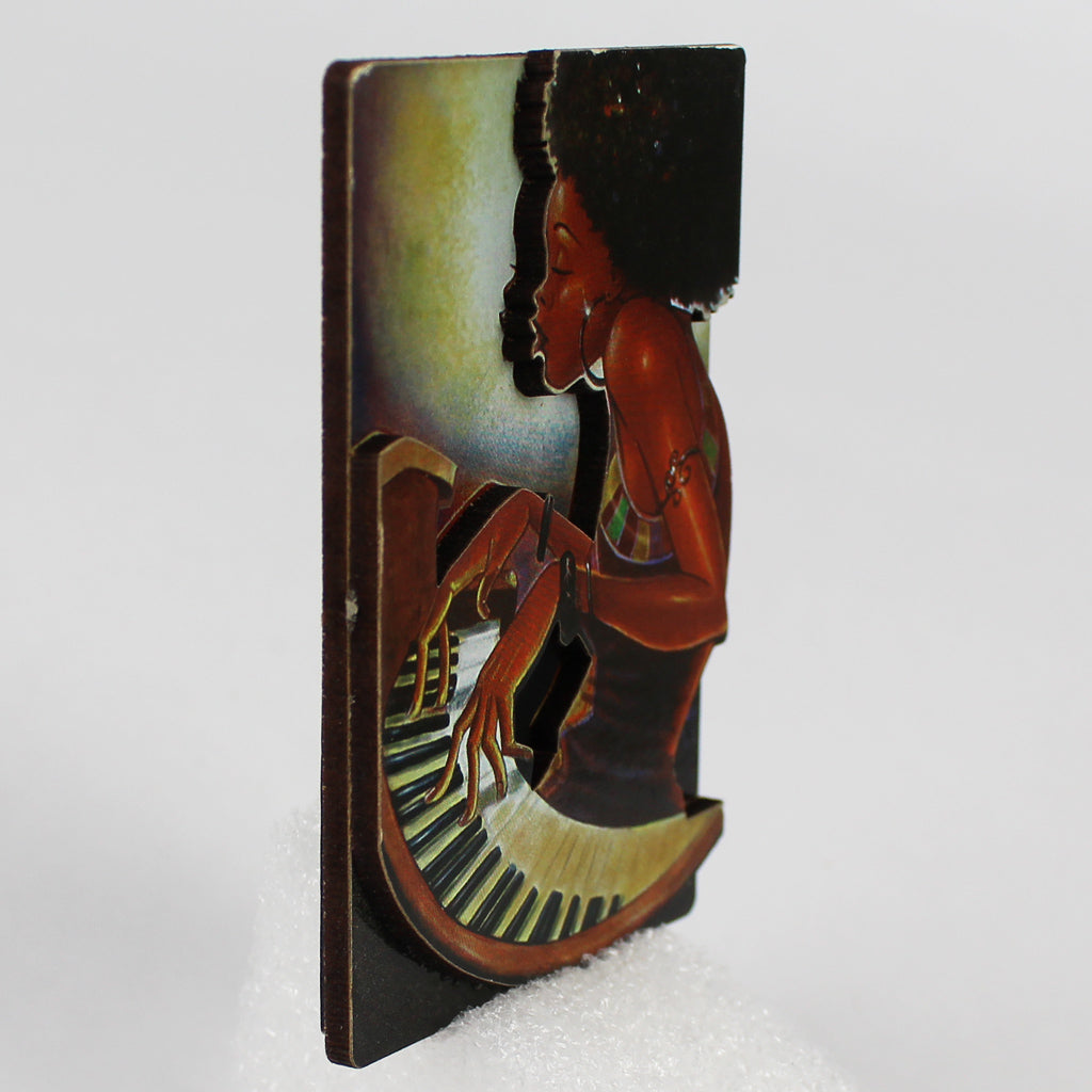 Soul Sista 3D Die-Cut Magnet side