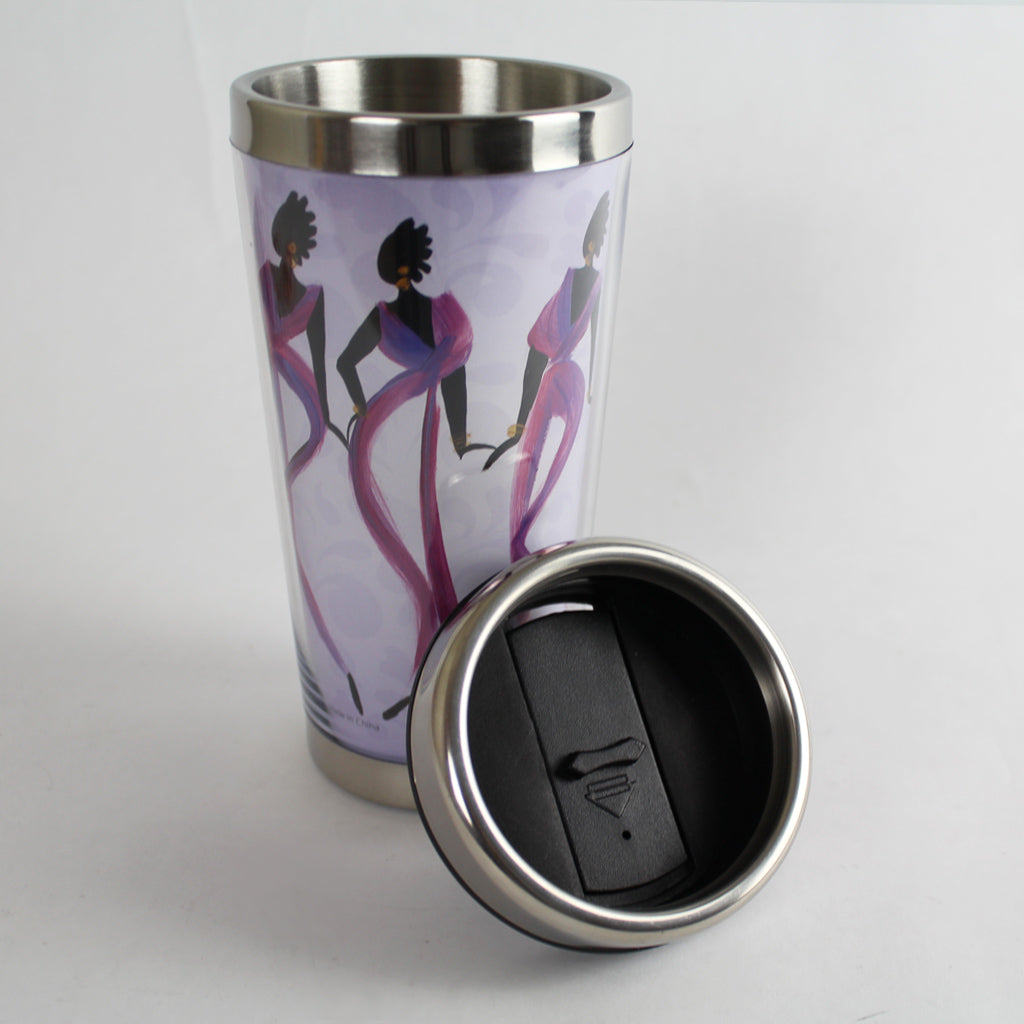 If Your Dream Doesn't Scare You African American Travel Mug Art by Gbaby