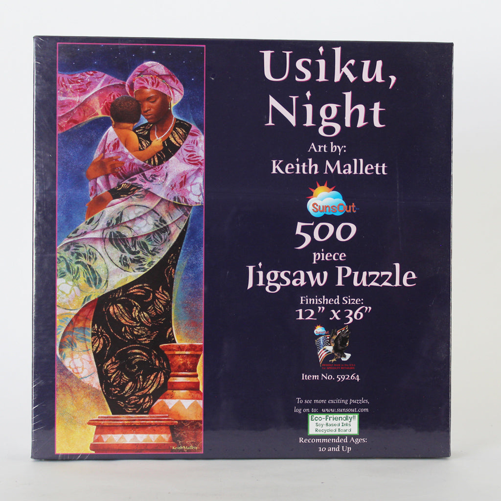 Usiku, Night Jigsaw Puzzle Keith Mallet SunsOut