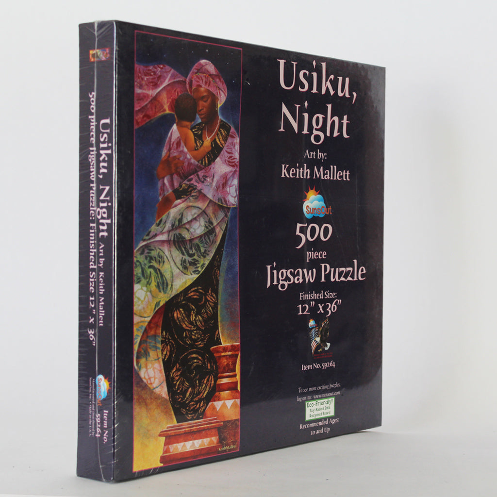 Usiku, Night Jigsaw Puzzle Keith Mallet SunsOut