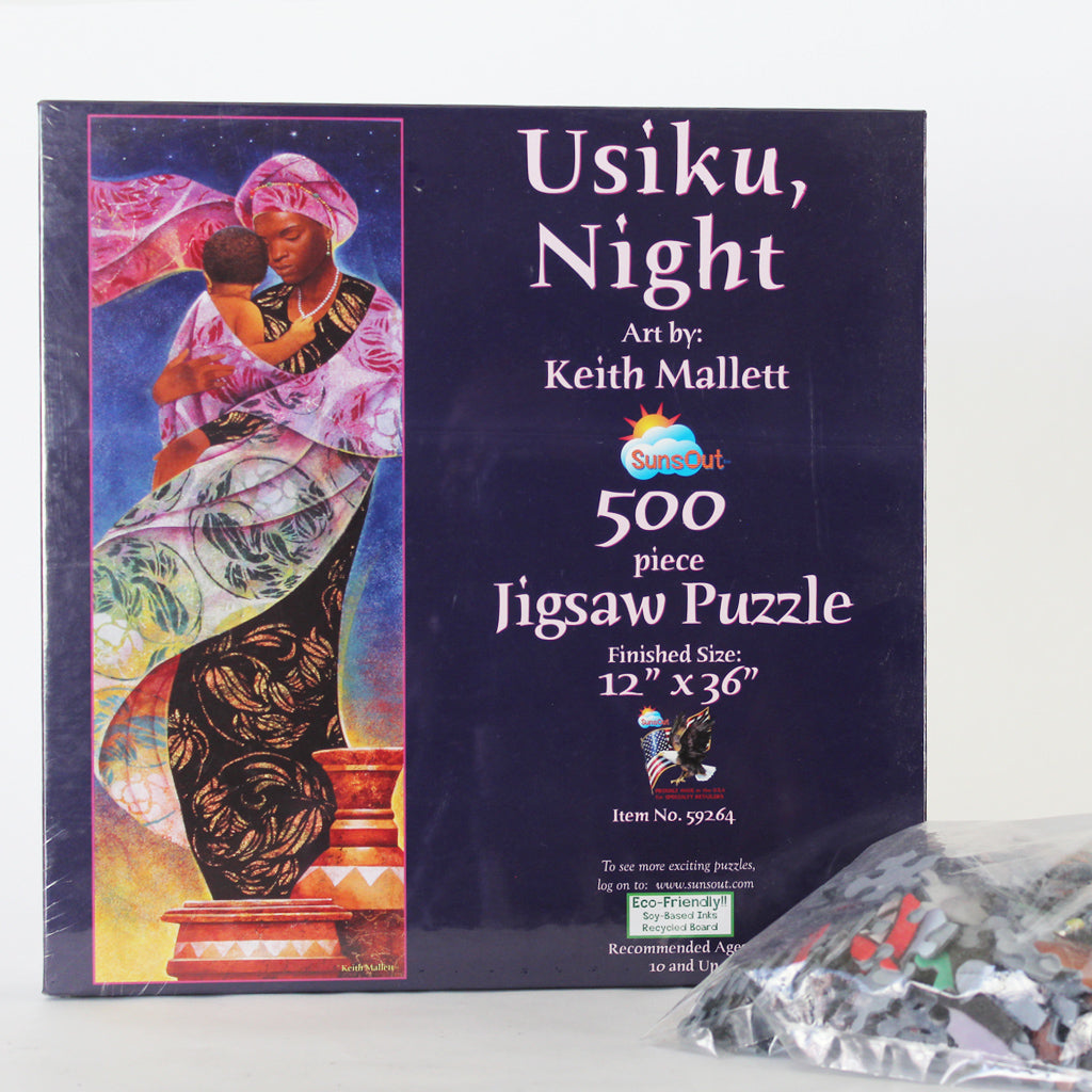 Usiku, Night Jigsaw Puzzle Keith Mallet SunsOut