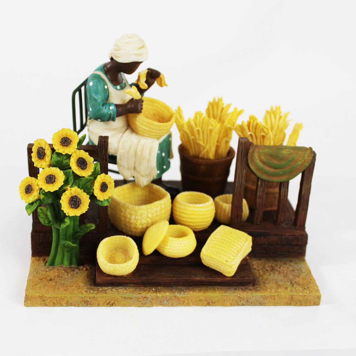 Weavin' Sunshine Figurine Annie Lee - back