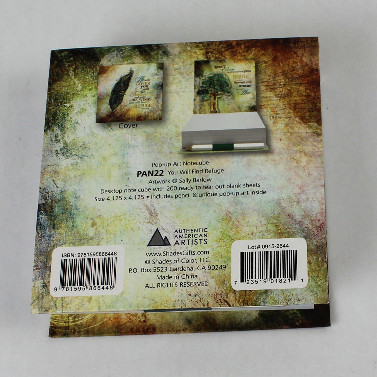 You Will Find Refuge Pop Up Note Cube