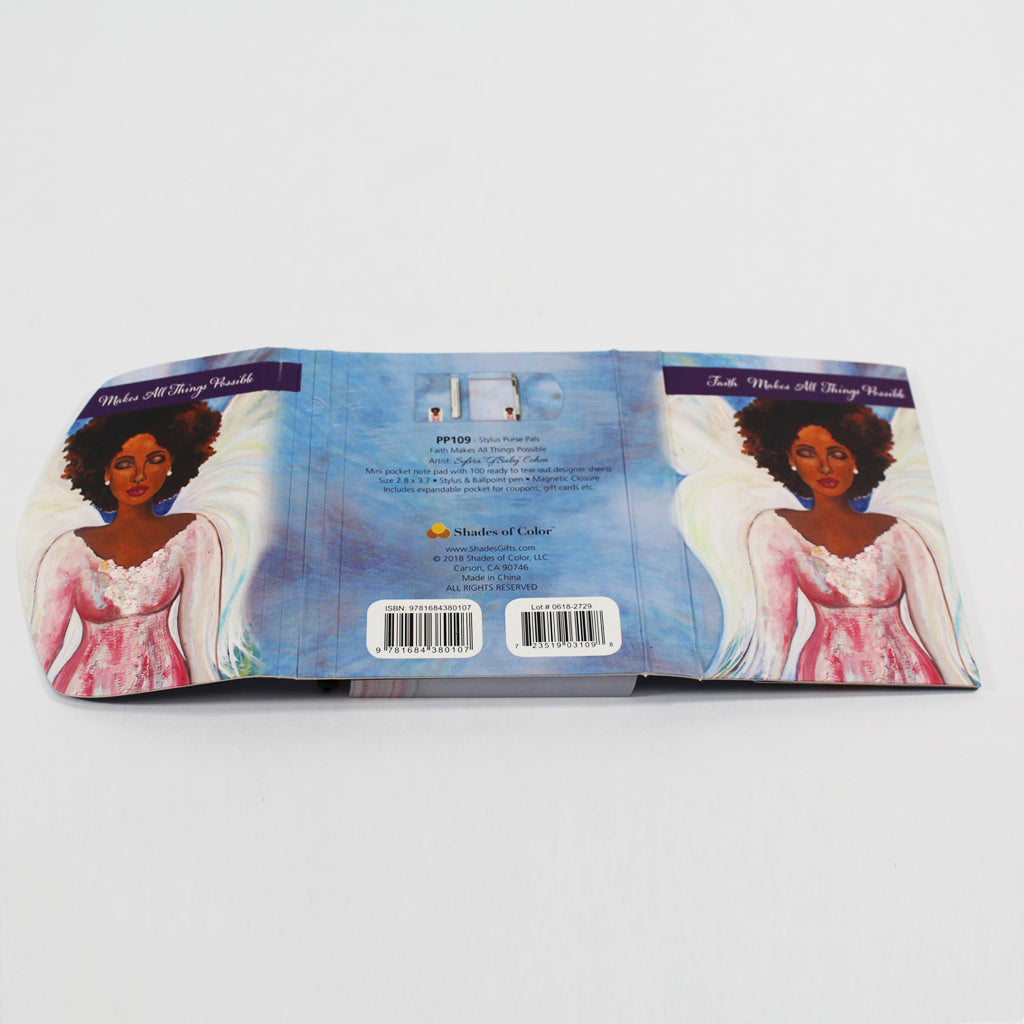 Faith Makes All Things Possible Stylus Purse Pal open back