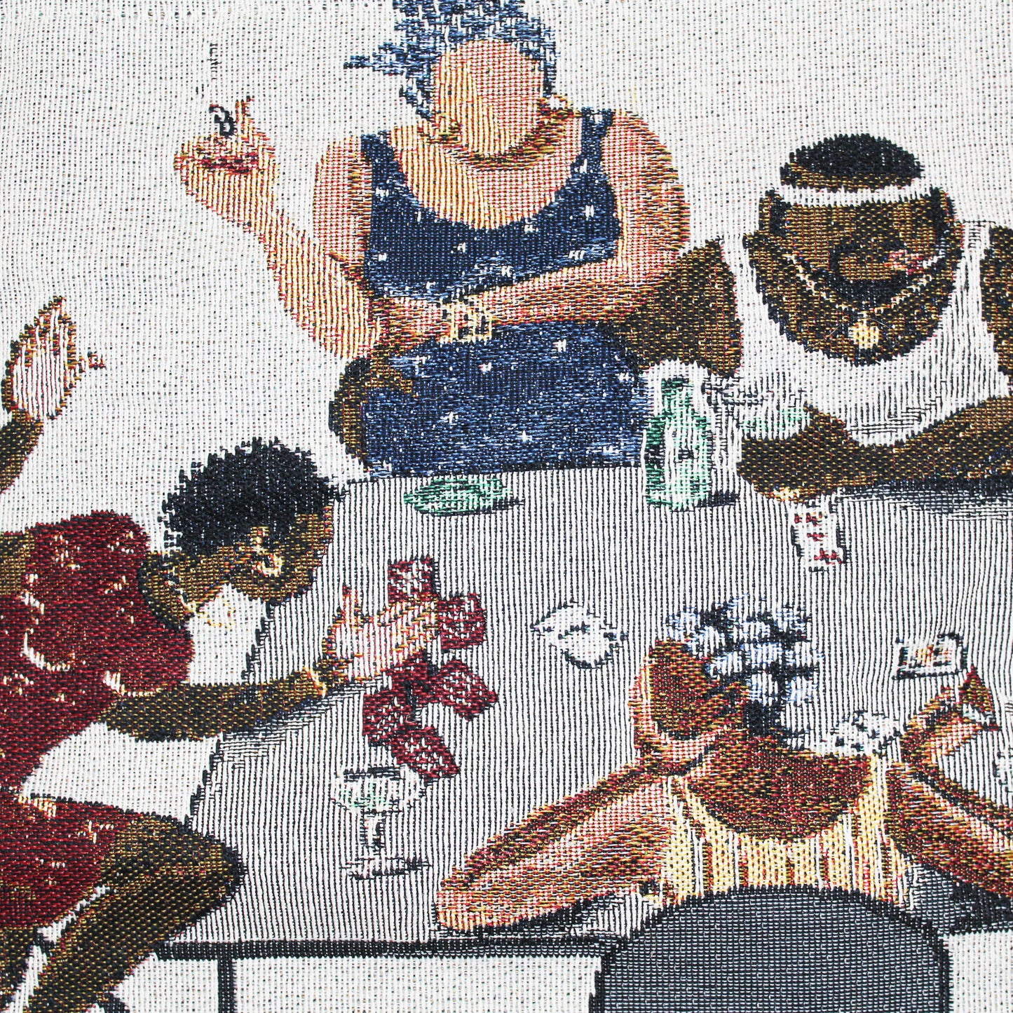 Boston Time Wall Hanging Tapestry detail