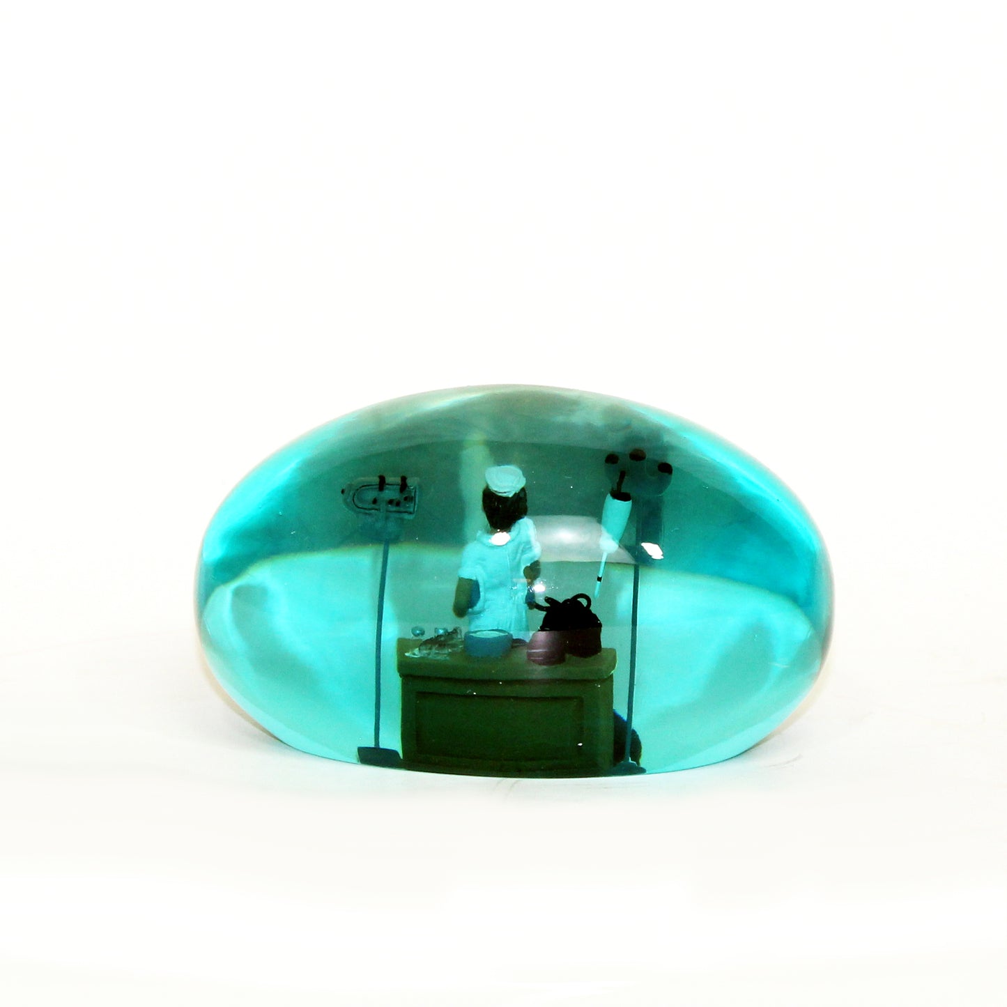 Caren Comfort Paperweight by Annie Lee rear view