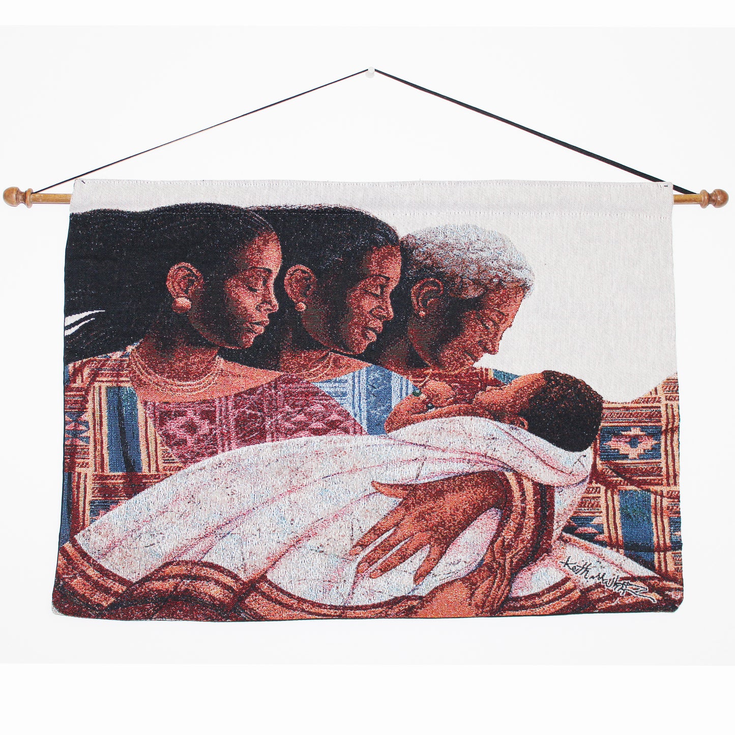 Circle of Joy Tapestry Wall Hanging front