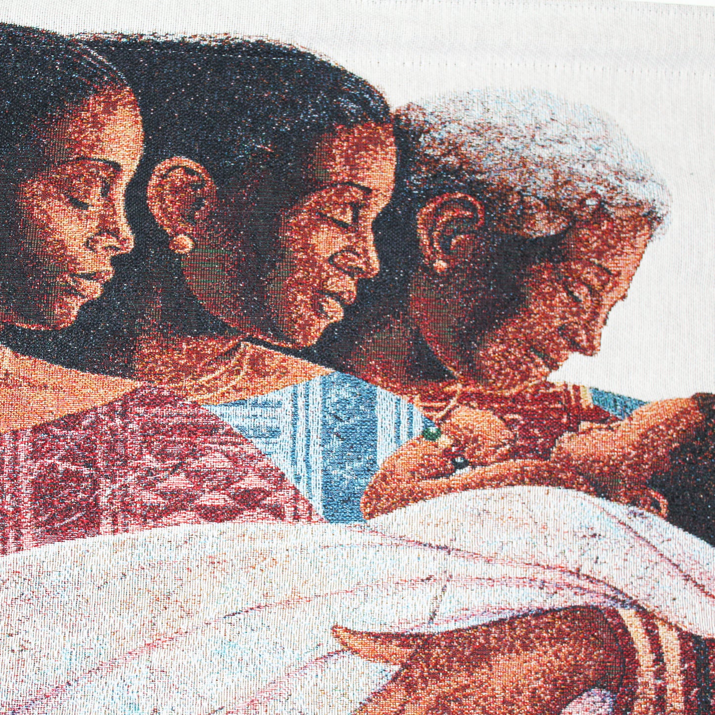 Circle of Joy Tapestry Wall Hanging, art by Keith Mallett detail
